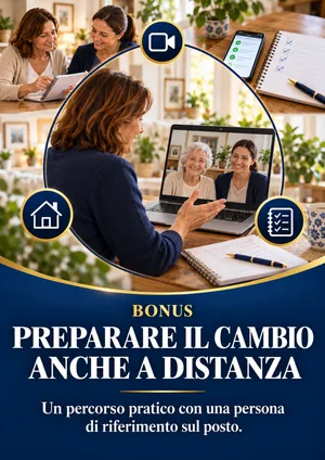 Copertina del bonus Preparare il cambio anche a distanza